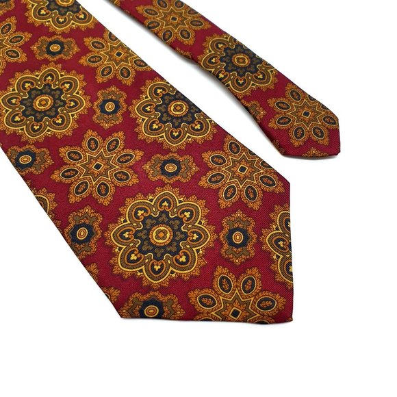 Hunting Horn Classics Mens Necktie Vintage Accessory Office Work Casual Dad Gift - Picture 2 of 5